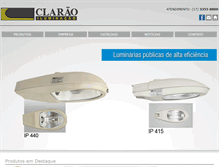Tablet Screenshot of claraoiluminacao.com.br